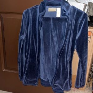 Velvet tie up jumpsuit 2 pieces. Used